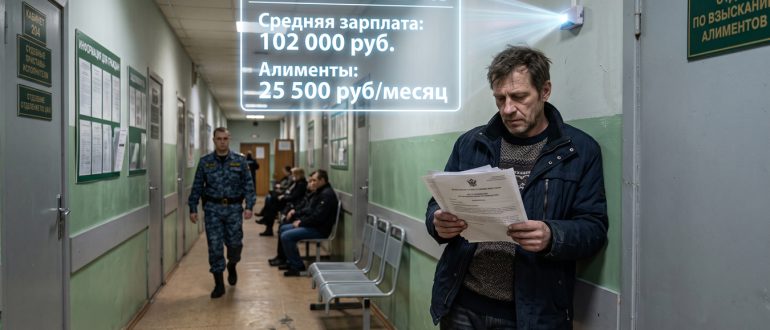 алименты от средней зарплаты